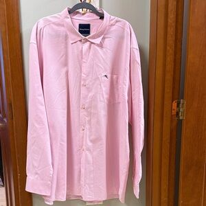 Tommy Bahama Light Pink Casual Button Down Shirt